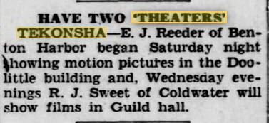 Riviera Theater - 15 Oct 1939 Some Clues (newer photo)